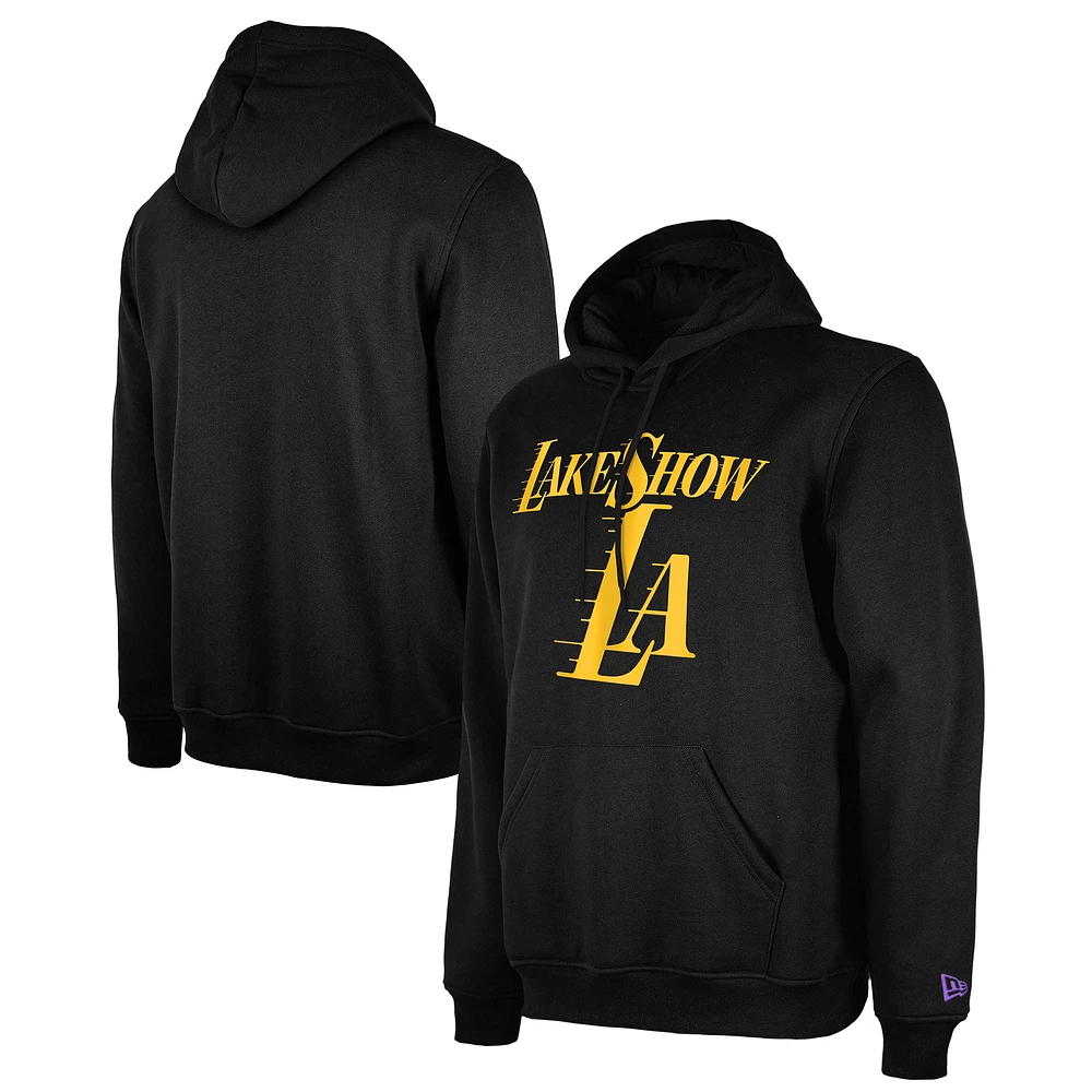 Sweat à capuche noir Los Angeles Lakers 2024/25 City Edition pour homme New Era