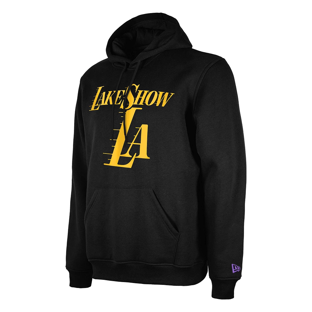 Men's New Era Black Los Angeles Lakers 2024/25 City Edition Pullover Hoodie