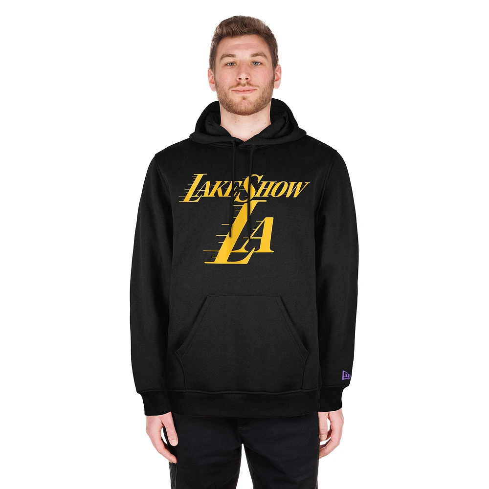 Men's New Era Black Los Angeles Lakers 2024/25 City Edition Pullover Hoodie