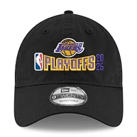 Men's New Era  Black Los Angeles Lakers 2025 NBA Playoffs 9TWENTY Adjustable Hat