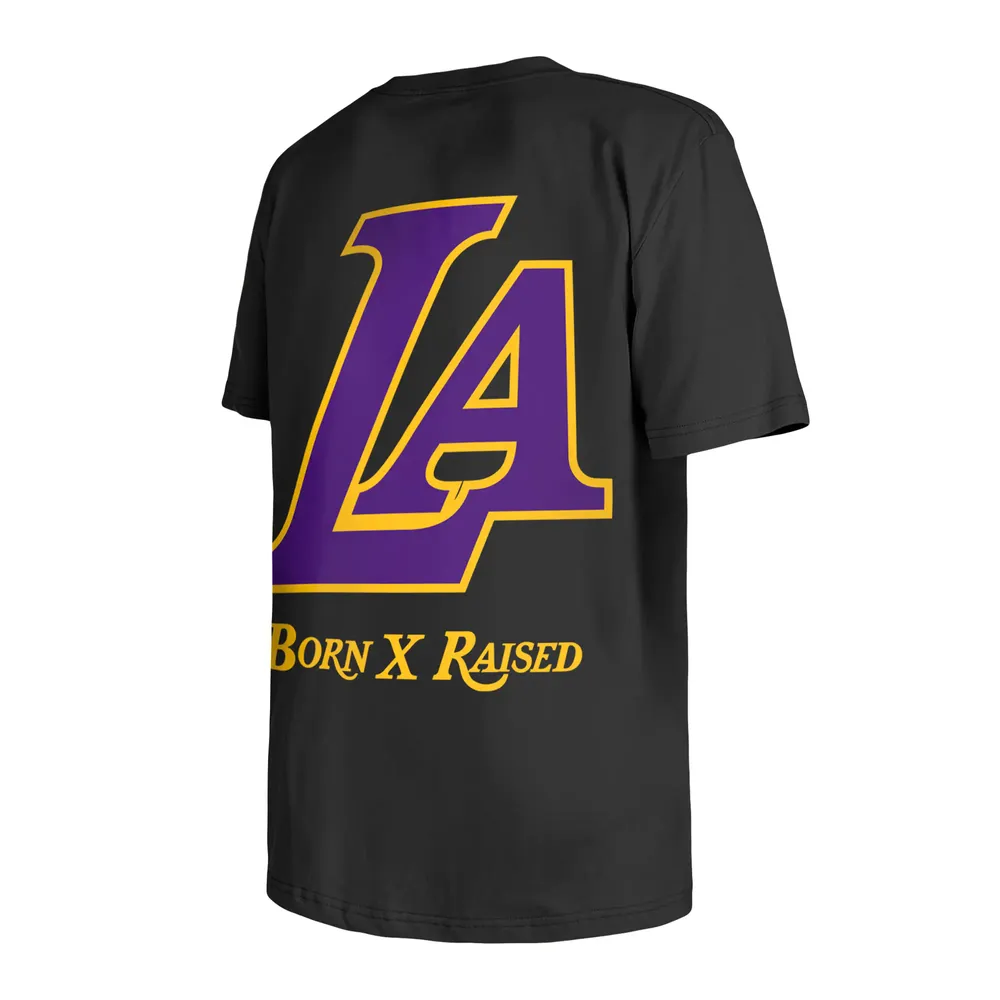 Men's Los Angeles Lakers New Era White Born x Raised T-Shirt