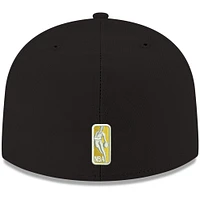 Casquette ajustée 59FIFTY pour homme de couleur noire Los Angeles Lakers New Era