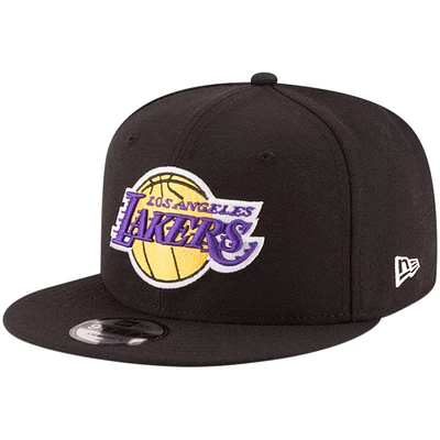 Men's New Era Los Angeles Lakers Official Team Color 9FIFTY Snapback Hat