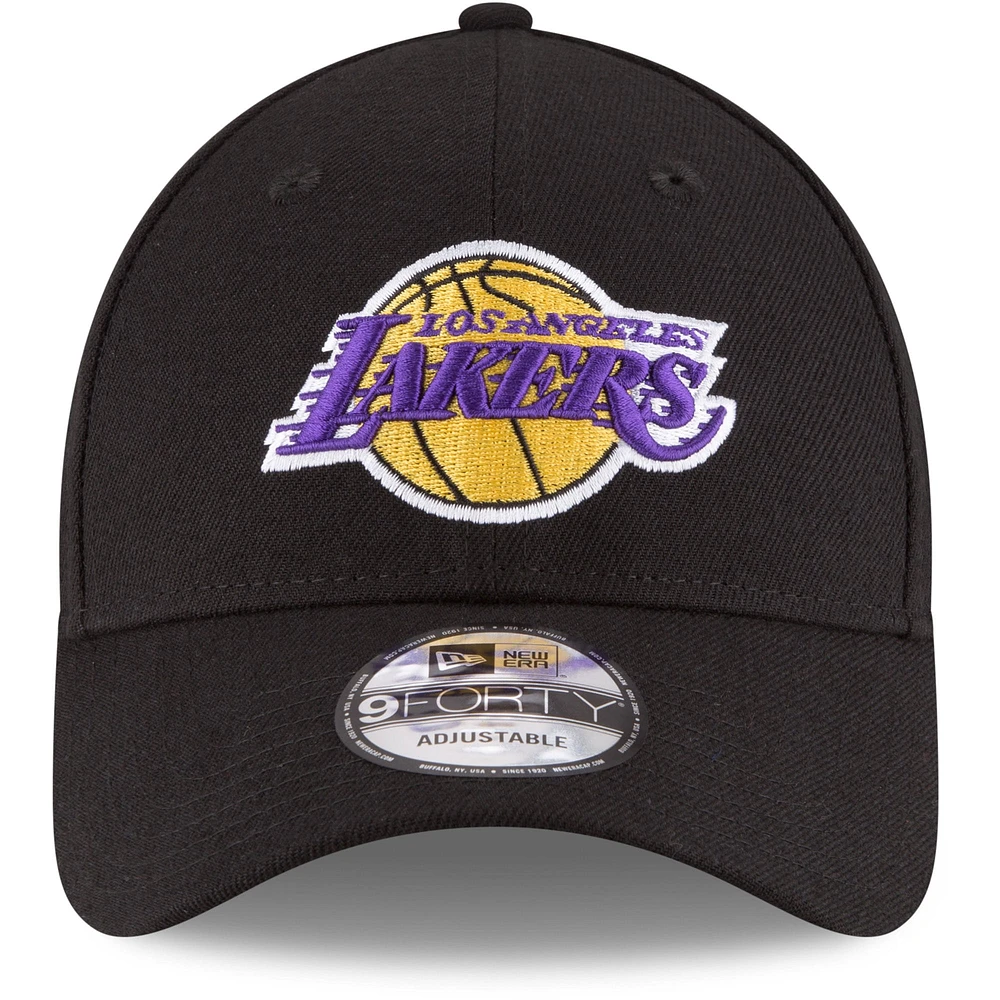 Casquette ajustable The League 9FORTY pour homme New Era Los Angeles Lakers couleur noire