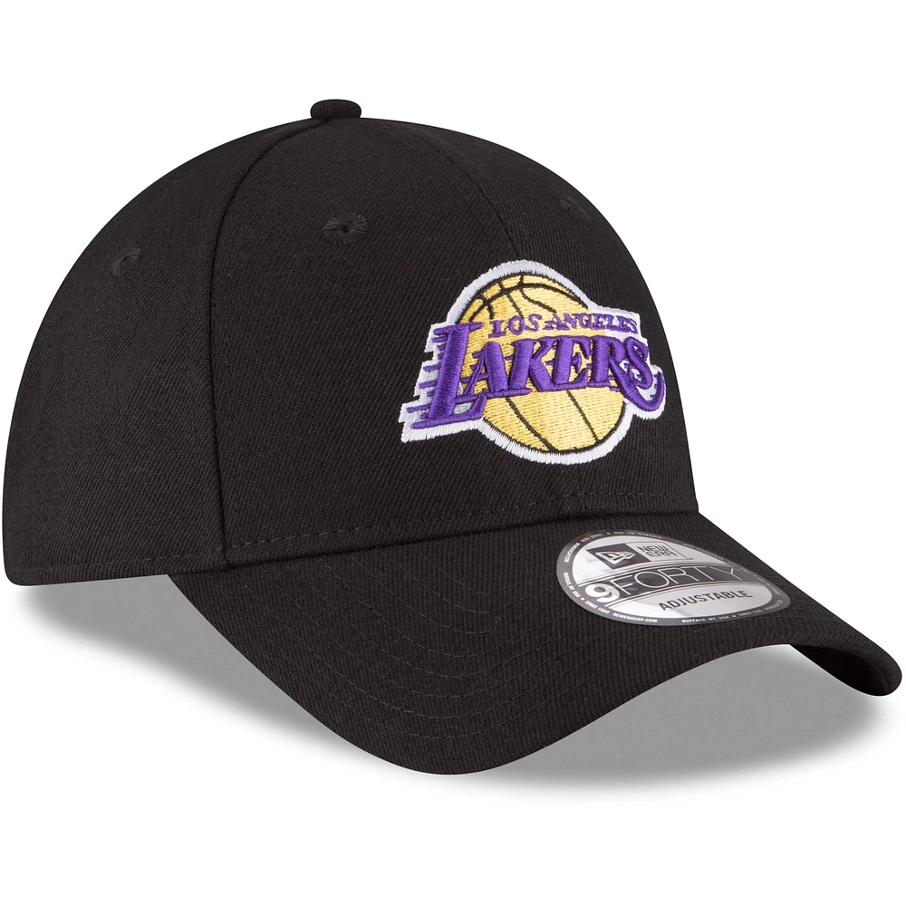 Casquette ajustable The League 9FORTY pour homme New Era Los Angeles Lakers couleur noire