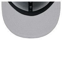 Casquette ajustée 59FIFTY noire New Era pour homme avec logo State Stitch des Lakers Los Angeles