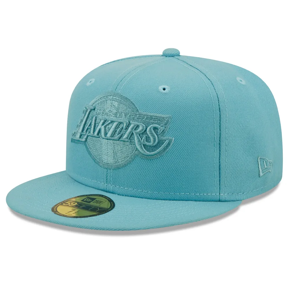 Men's New Era Light Blue/Green Los Angeles Lakers Two-Tone 59FIFTY Fitted Hat