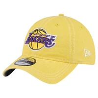 Men's New Era  Gold Los Angeles Lakers Pigment Dyed 9TWENTY Adjustable Hat