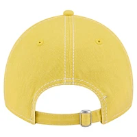 Men's New Era  Gold Los Angeles Lakers Pigment Dyed 9TWENTY Adjustable Hat