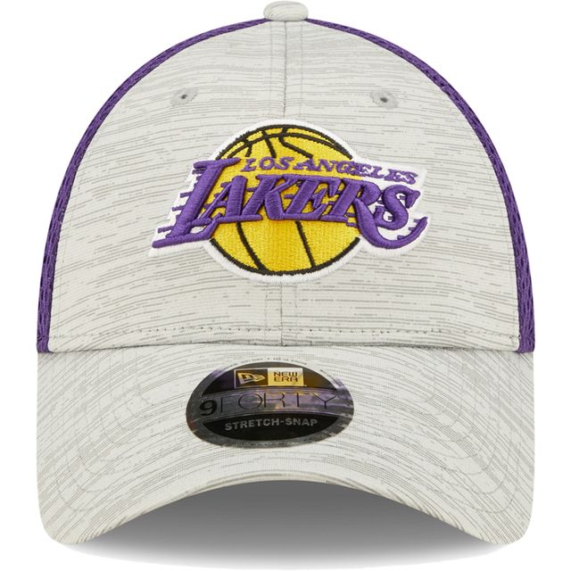 Casquette Snapback Active 9FORTY Los Angeles Lakers New Era pour homme - gris/violet - Casquette