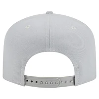 Men's New Era  Gray Los Angeles Lakers Colorpack A-Frame Pinch Front 9FIFTY Snapback Hat