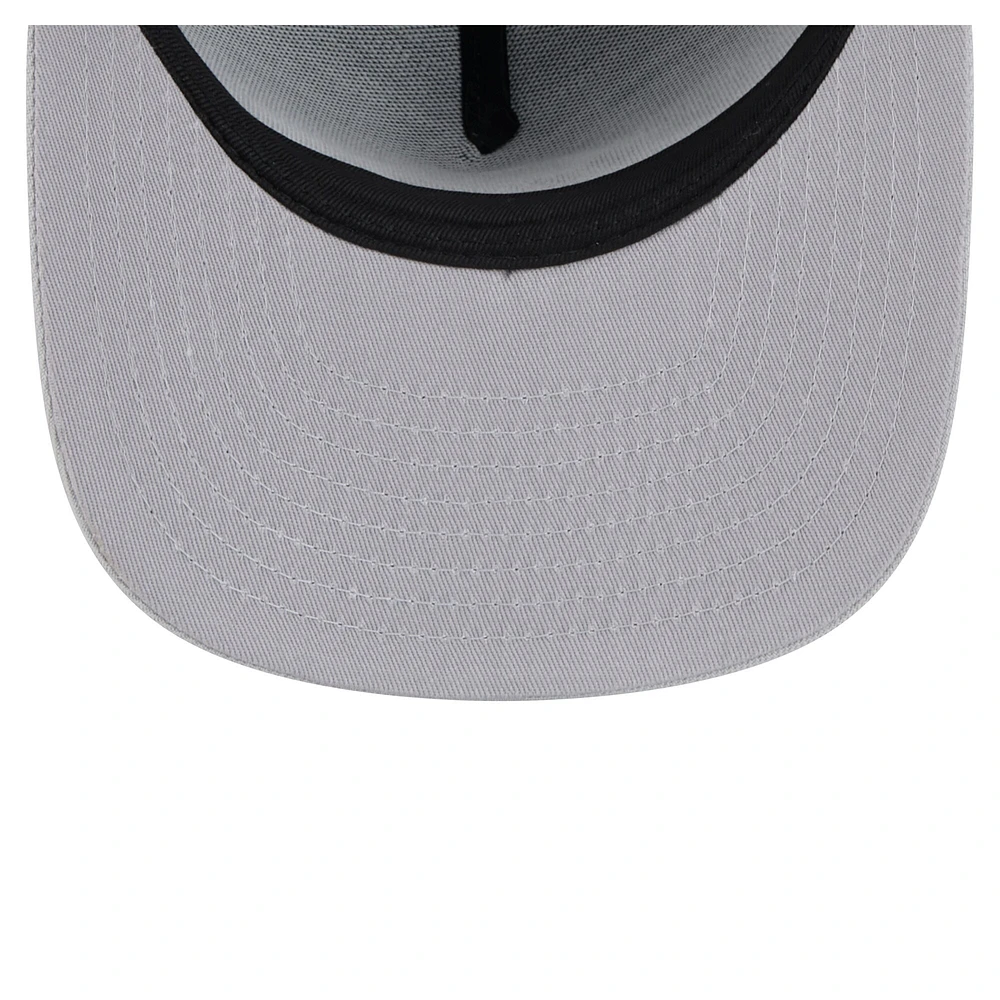 Men's New Era  Gray Los Angeles Lakers Colorpack A-Frame Pinch Front 9FIFTY Snapback Hat