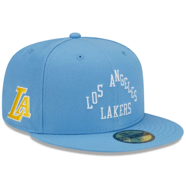 Men's Los Angeles Lakers New Era Light Blue 2021/22 City Edition