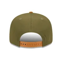 New Era Los Angeles Lakers Hat Snapback Olive Green Brown 9FIFTY