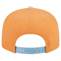 Men's New Era Orange/Light Blue Los Angeles Lakers 2-Tone Color Pack 9FIFTY Snapback Hat