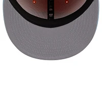 Men's New Era Orange/Light Blue Los Angeles Lakers 2-Tone Color Pack 9FIFTY Snapback Hat