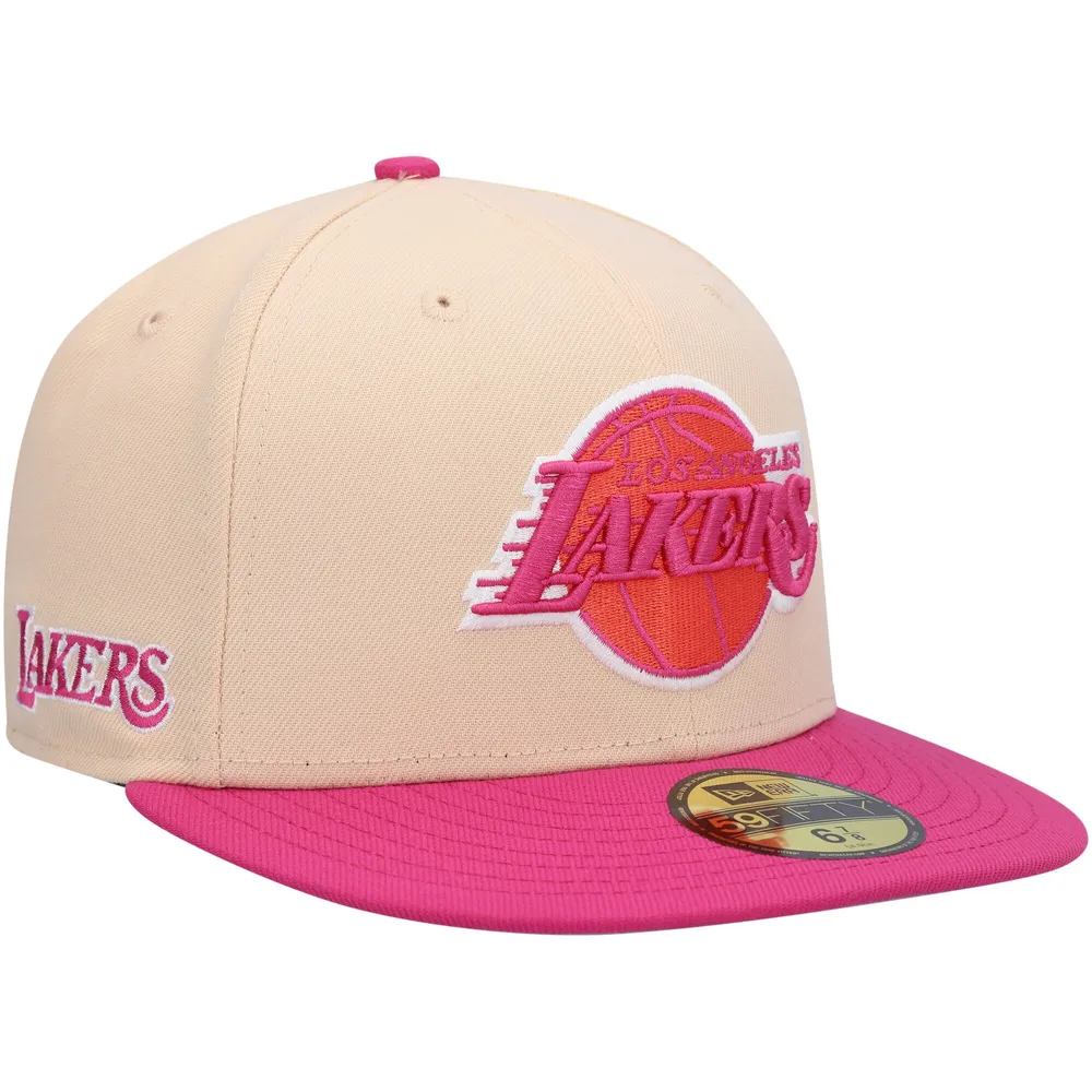 Lids Los Angeles Lakers New Era Passion Mango 59FIFTY Fitted Hat - Orange/ Pink