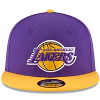 Men's New Era Purple/Gold Los Angeles Lakers Two-Tone 9FIFTY Adjustable Hat