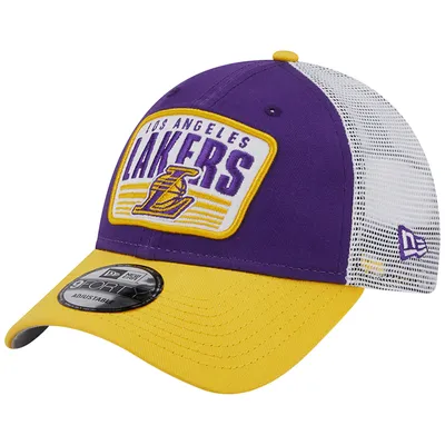 Pro Standard Los Angeles Lakers Classic Snapback Hat (Yellow/Purple)