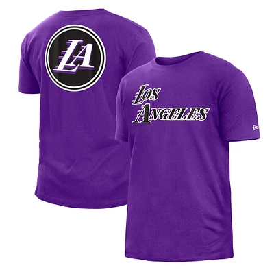 Men's New Era Purple Los Angeles Lakers 2022/23 City Edition Big & Tall T-Shirt