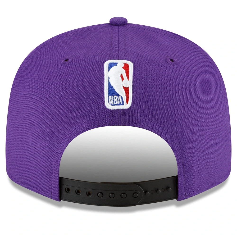 Men's New Era  Purple Los Angeles Lakers 2023/24 City Edition Alternate 9FIFTY Snapback Adjustable Hat