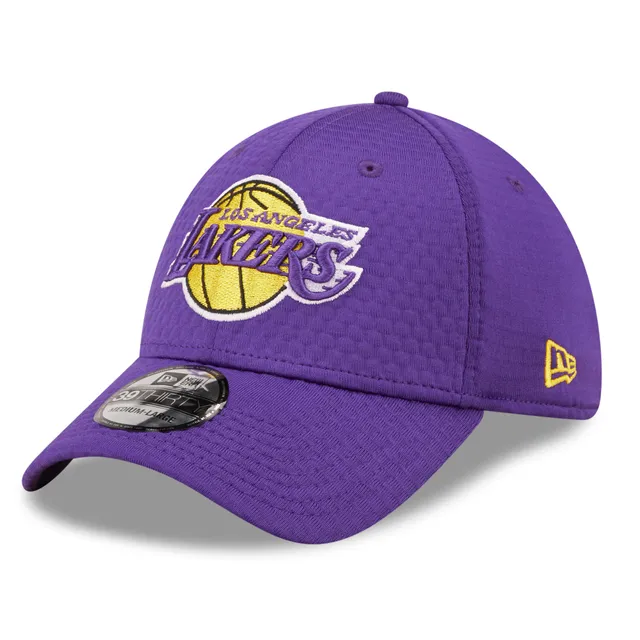 Lids Los Angeles Lakers New Era Large Logo 39THIRTY Flex Hat - White/Purple