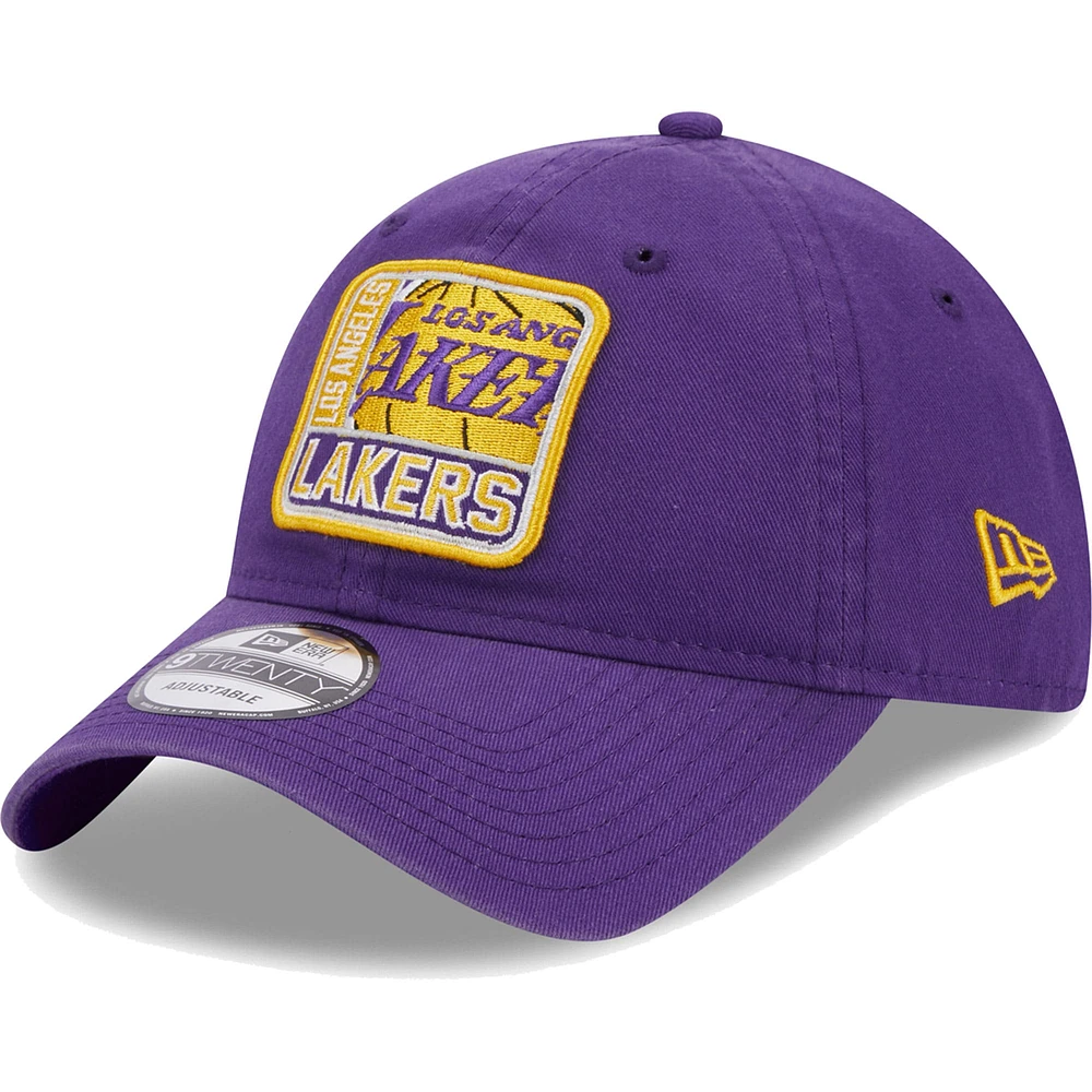 Casquette ajustable 9TWENTY Los Angeles Lakers Mix New Era violette pour homme