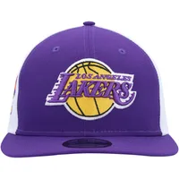 Casquette Snapback 9FIFTY Pop Panels Los Angeles Lakers New Era violette pour homme