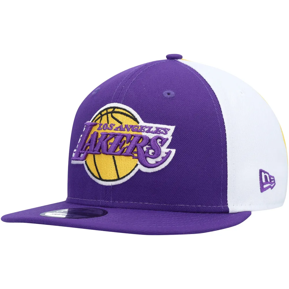 Casquette Snapback 9FIFTY Pop Panels Los Angeles Lakers New Era violette pour homme