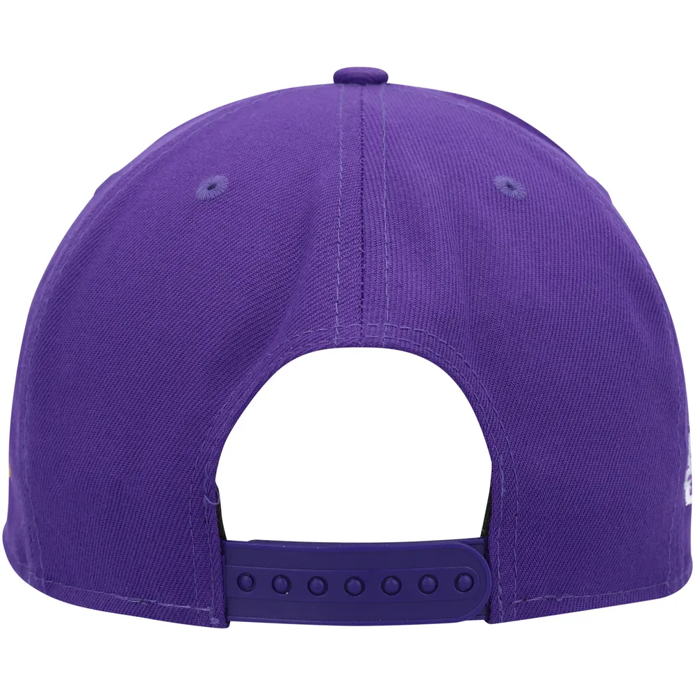 Casquette Snapback 9FIFTY Los Angeles Lakers Rocker New Era violette pour homme