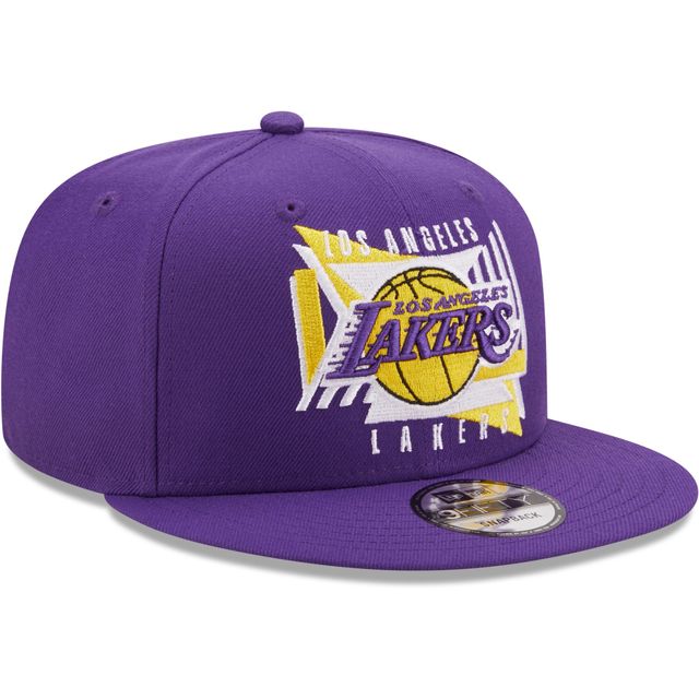 9FIFTY Los Angeles Lakers Shapes pour homme New Era violet - Casquette à bouton-pression