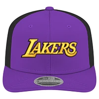 Casquette ajustable 9SEVENTY pour homme New Era en jersey violet Los Angeles Lakers Statement Edition