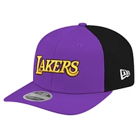 Casquette ajustable 9SEVENTY pour homme New Era en jersey violet Los Angeles Lakers Statement Edition