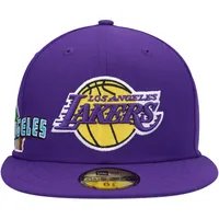 Casquette ajustée 59FIFTY pour homme Los Angeles Lakers Stateview New Era violette