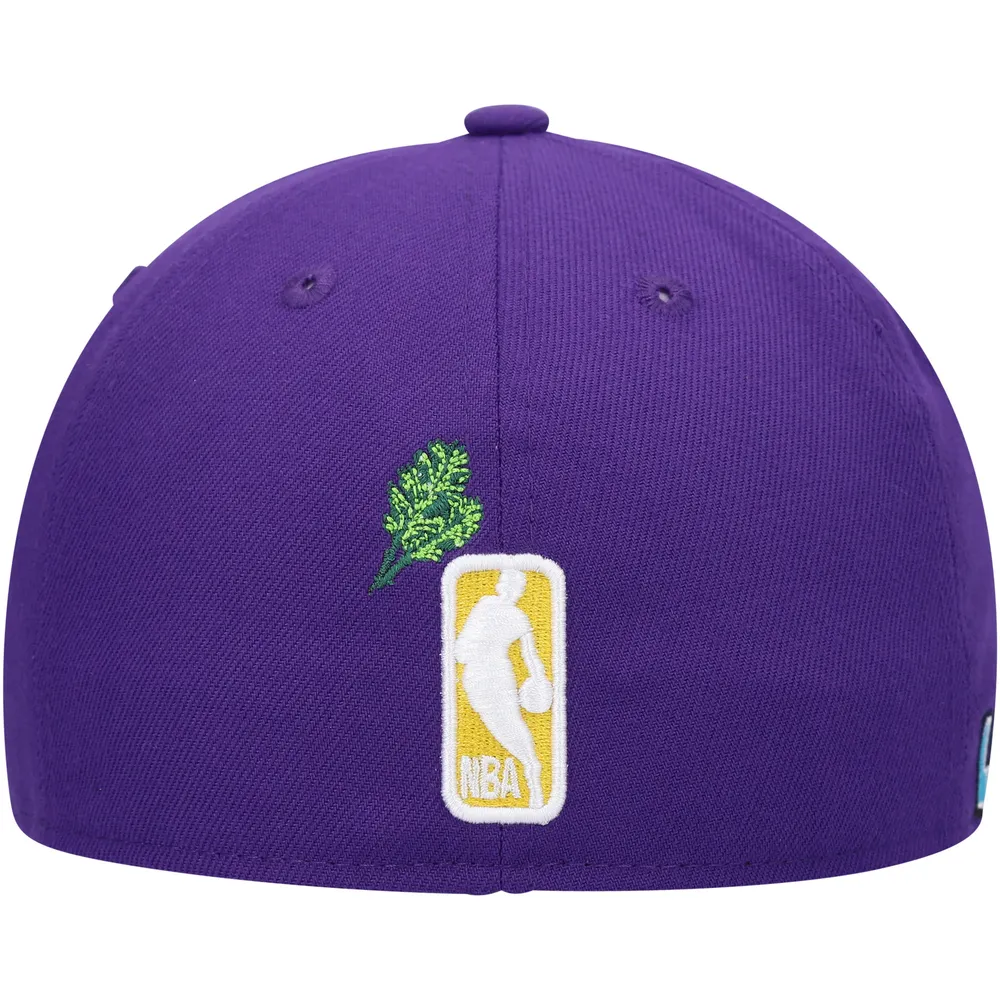 Casquette ajustée 59FIFTY pour homme Los Angeles Lakers Stateview New Era violette