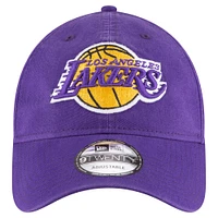 Men's New Era Purple Los Angeles Lakers Team 2.0 9TWENTY Adjustable Hat