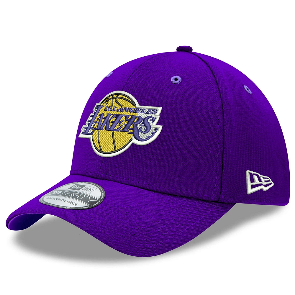 Casquette Flex 39THIRTY pour homme Los Angeles Lakers Team Classic New Era violette