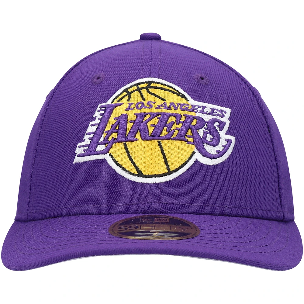 Men's New Era Los Angeles Lakers Team Low Profile 59FIFTY Fitted Hat