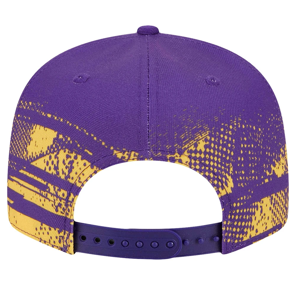 Casquette à visière snapback violette Los Angeles Lakers Tip-Off 9FIFTY New Era pour homme