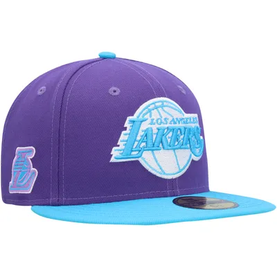 New Era Men's Purple, White Los Angeles Lakers Griswold 59FIFTY Fitted Hat