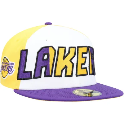 47 Purple/Gold Los Angeles Lakers Super Hitch Adjustable Hat