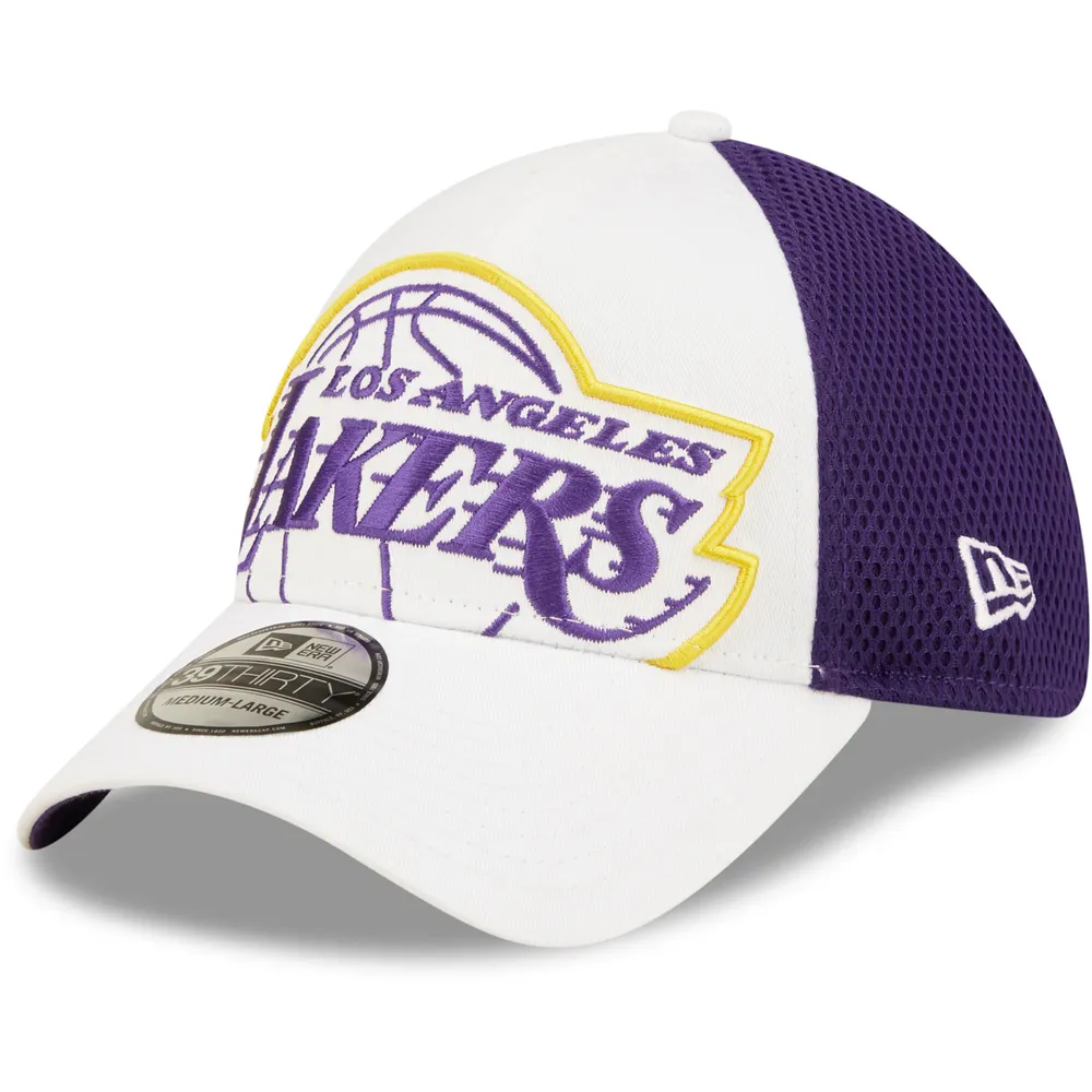 Lids Los Angeles Lakers New Era Large Logo 39THIRTY Flex Hat