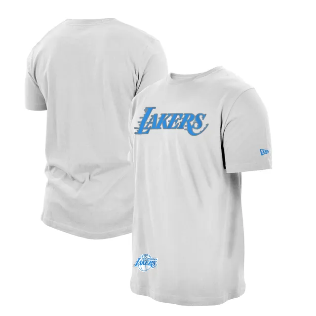 Men's '47 White Los Angeles Lakers City Edition Downtown Franklin Long  Sleeve T-Shirt