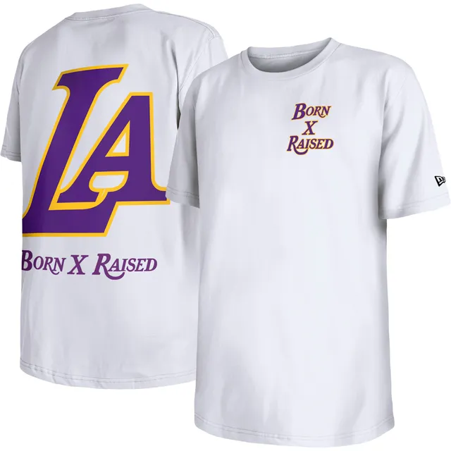 Los Angeles Lakers Born x Raised Black SS Tee S