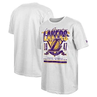 T-shirt oversize blanc Los Angeles Lakers Sport Classics pour homme New Era