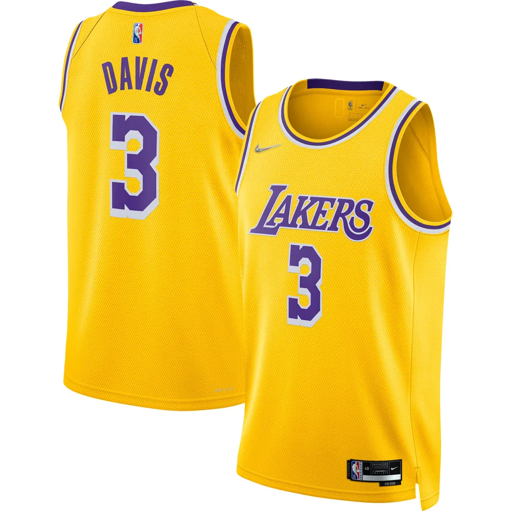 libro de texto solidaridad ir a buscar Lids Anthony Davis Los Angeles Lakers Nike 2021/22 Diamond Swingman Jersey  - Icon Edition Gold | Brazos Mall