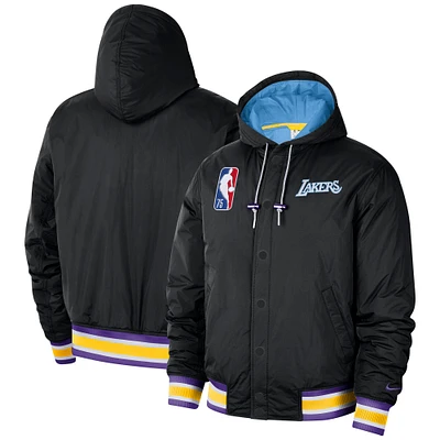Nike Women's 2022-23 City Edition Los Angeles Lakers Black Essential Pullover Hoodie, Medium