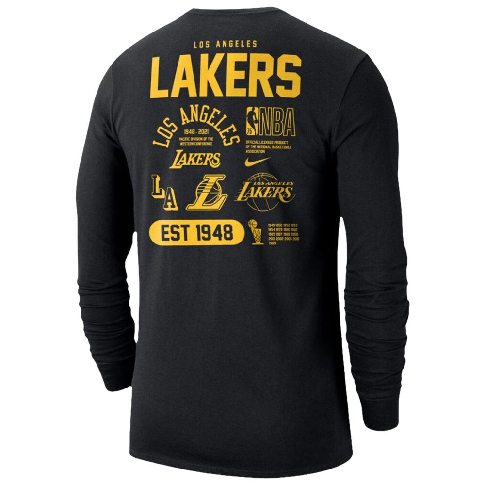 00's LA Lakers Nike Long Sleeve Warm Up Jersey