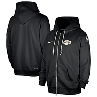 Men's Nike Los Angeles Lakers Authentic Standard Issue Full-Zip Hoodie Jacket