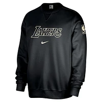 Men's Nike Los Angeles Lakers Courtside Standard Issue Performance Pullover Sweatshirt